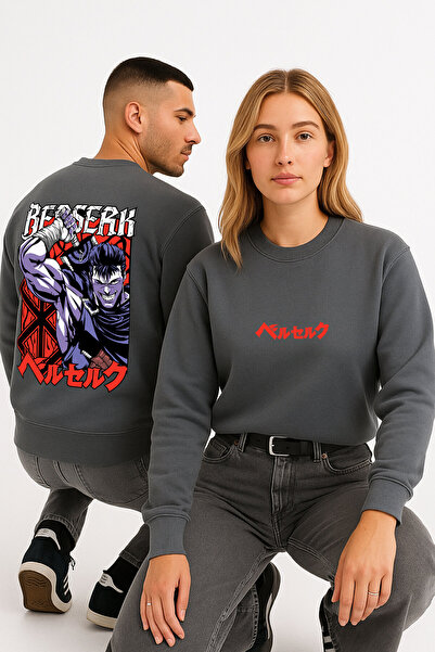 By Caspita Fashion سويت شيرت Lenithra Berserk Guts Anime مطبوع للجنسين مقاس كبير