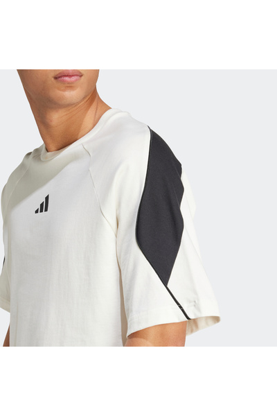 adidas Ανδρικό λευκό μπλουζάκι Stadium (JX5640)