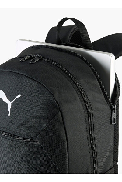 Puma Logo Print School Backpack with Adjustable Shoulder Straps and Zip Closure - W 33 x H 46 x D 16 cm