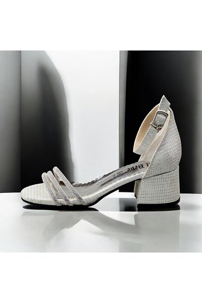 JOJO KIDS Girl's thick-heeled evening shoes, short-heeled shoes