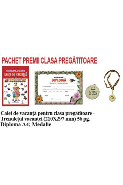 Editura Europontic Pachet premii pentru clasa pregatitoare, varianta