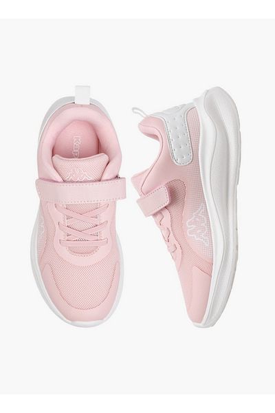 Kappa Girls' Panelled Sports Shoes with Hook and Loop Closure