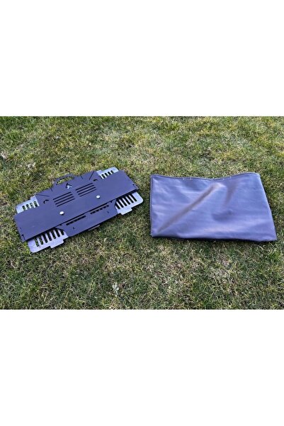 enerjivar COSMIC DESIGN Katlanır Mangal Katlanır Pratik Mangal Deri Kılıf Hediyeli Özel Kutulu