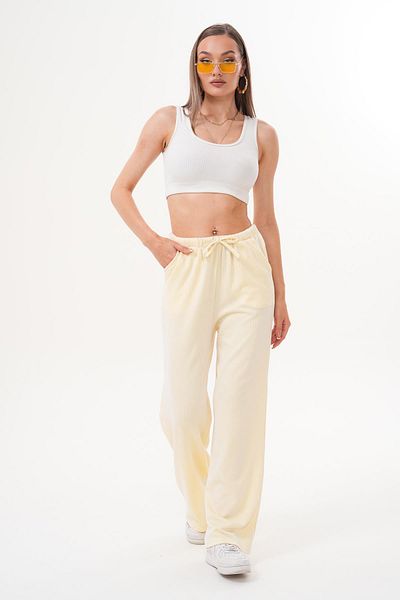 ŞİMAL Women's Stripe Patterned Trousers 250602 -