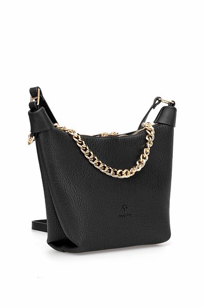 Jacquline Clim600C Women's Shoulder Bag Black