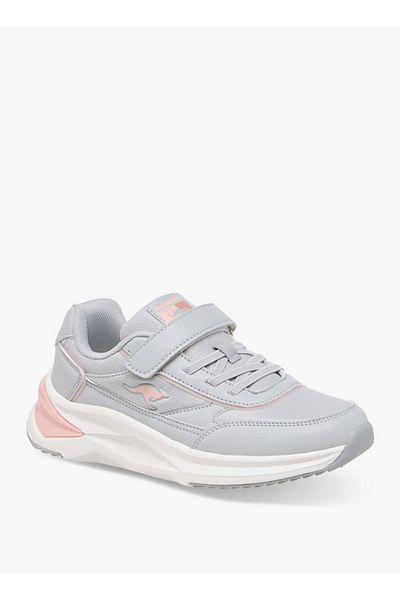 Kangaroos Girls' Panelled Sports Shoes with Hook and Loop Closure