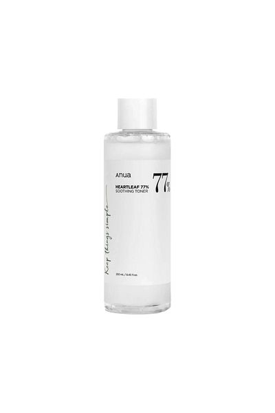 ANUA Toner de fata calmant cu extract de Heartleaf Heartleaf 77% Soothing Toner 250ml