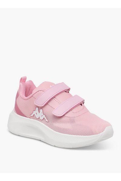 Kappa Girls' Logo Applique Sports Shoes with Hook and Loop Closure