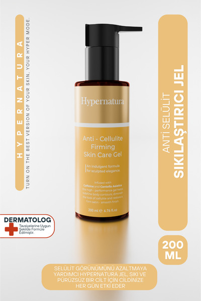 Hypernatura Hızlı Etkili Anti Selülit ve Sıkılaştırıcı Jel Kafein Ve Centella Özlü Anti - Anti - Selülit Jel