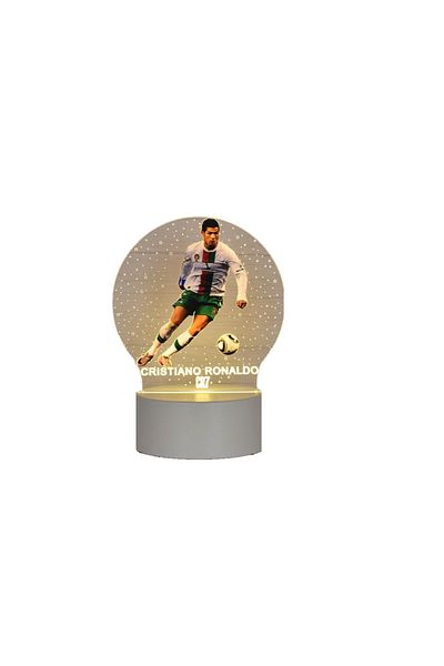 OEM LED Night Light, Cristiano Ronaldo, 7 Colors, Ambient Light, USB Power or 3 AA Batteries