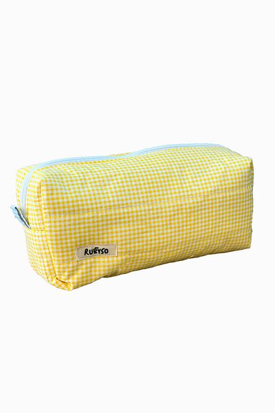 Remsa Mayo Geanta Organizator In Geanta Gingham Model 01 Galben