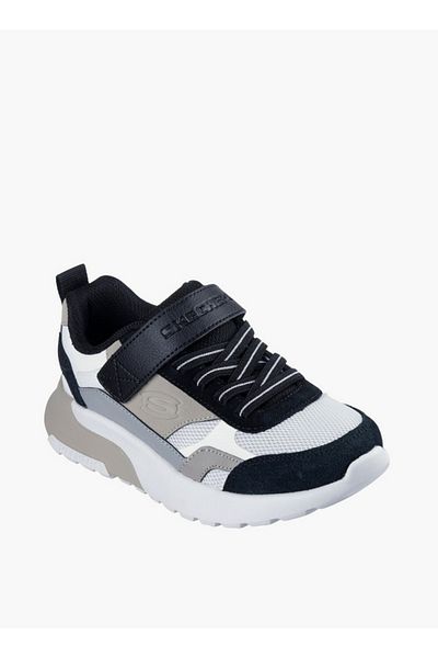 SKECHERS Boys' SKX 225 Sports Shoes with Hook and Loop Closure - 405676L-NTBK