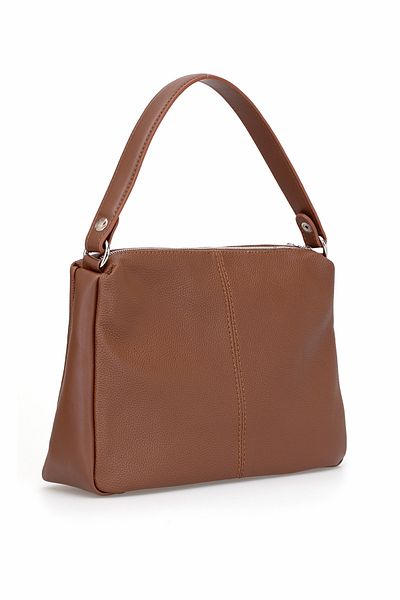 Jacquline Clim559-1C Women's Shoulder Bag Brown