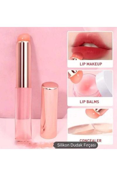 SEVRU Silicone Lip, Lipstick, Eye Brush Plump Smooth Exfoliating Lip Brush