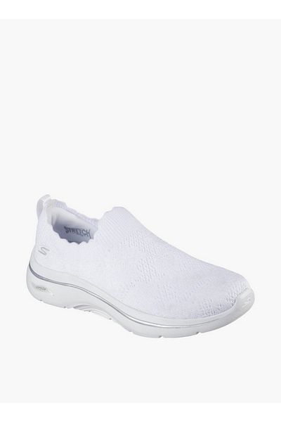 SKECHERS Women's GO WALK ARCH FIT 2.0 Slip-On Sports Shoes - 125329-WHT