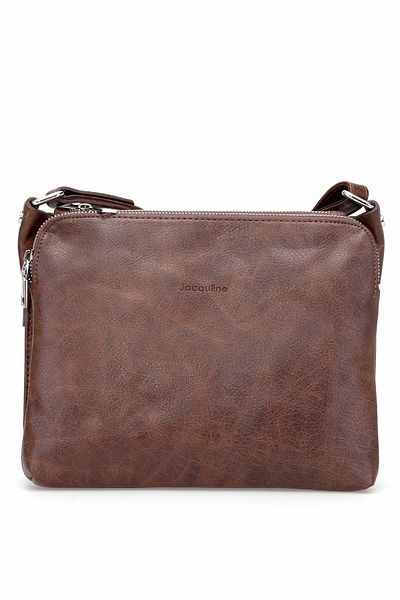 Jacquline Clim332-7C Women's Shoulder Bag Brown