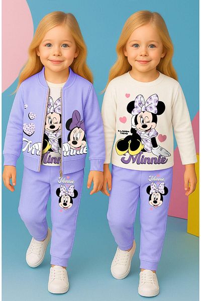 LİLLYPİCCA Girl's Character Patterned 3 Piece Set