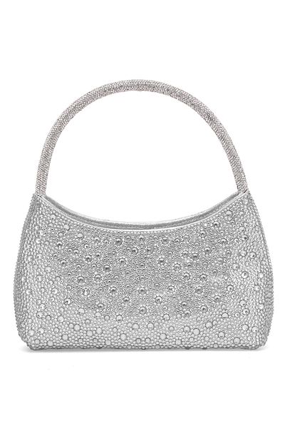 VAROL ÇANTA Varol 915R Women's Royal Evening Dress Bag Silver