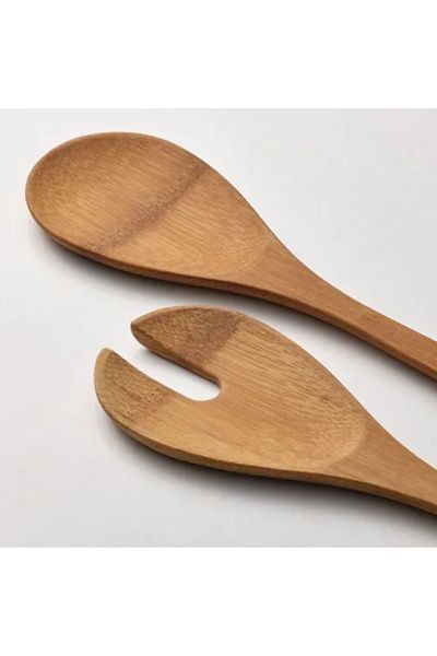 IKEA Stylish, Casual, Luxury, Service Set, Bamboo, 2 Pieces