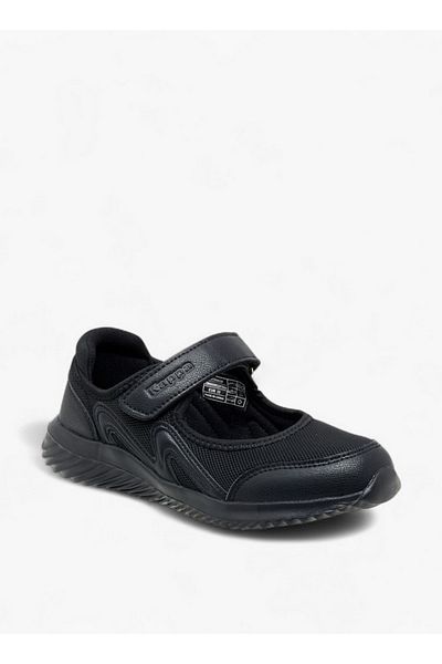 Kappa Girls' Textured School Shoes with Hook and Loop Closure