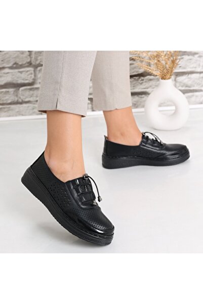 GGM Pantofi casual de damă, negri, din piele ecologică Ascan, 39