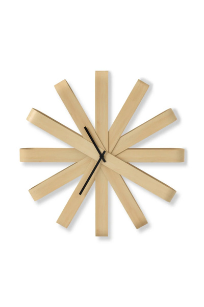 umbra Ribbonwood Duvar Saati Doğal Renk Çap: 50 cm