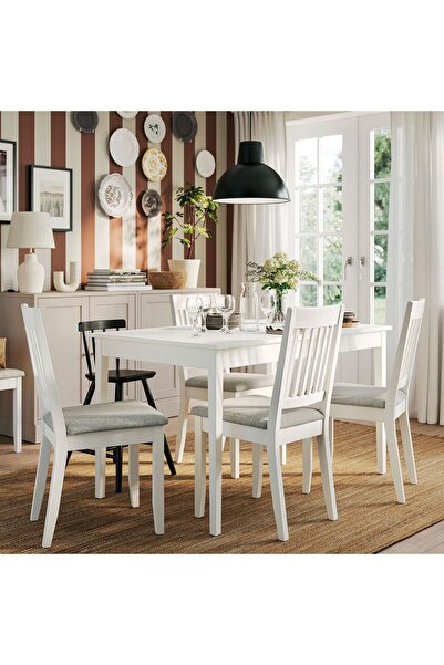 IKEA açılır yemek masası, beyaz, 4-6 kişilik