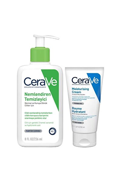 CeraVe Nemlendiren Temizleyici 236 ml Nemlendirici Krem Kuru Ciltler Seramid ...