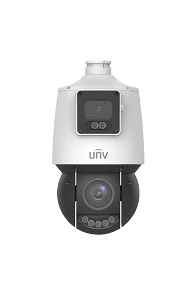 Uniview Dual-lens IP camera, PTZ, 4MP, 25X, AutoTracking, Audio, Alarm, PoE, IP66 - UNV IPC94144SFW-X25-F40C