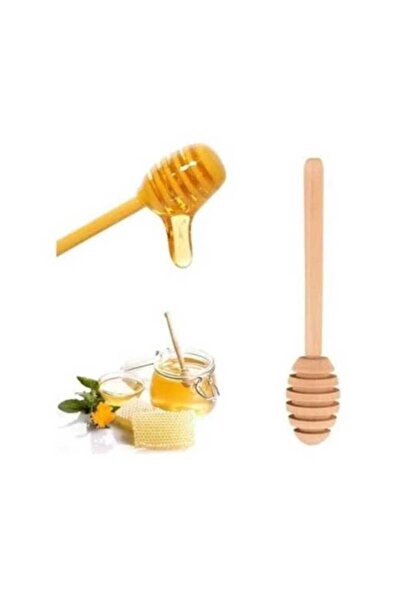 KIZILELMADA Wooden Honey Spoon Set of 2 – Suitable for Honey, Jam, Molasses