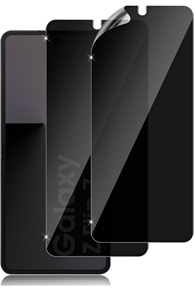 aheaks Galaxy Z Flip 7 Hayalet Ekran Koruyucu – İnce Jelatin, Gizlilik Filtre...