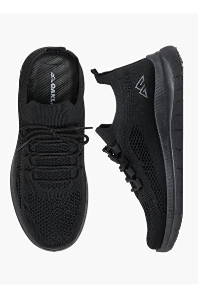 Oaklan by Shoexpress حذاء رياضي نسائي مطبوع عليه شعار مع رباط للإغلاق