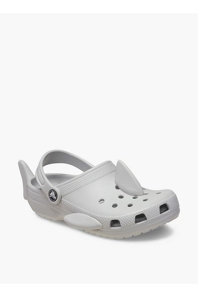 Crocs Unisex Shark Applique Cutout Detail Backstrap Clogs - 210014-1FT