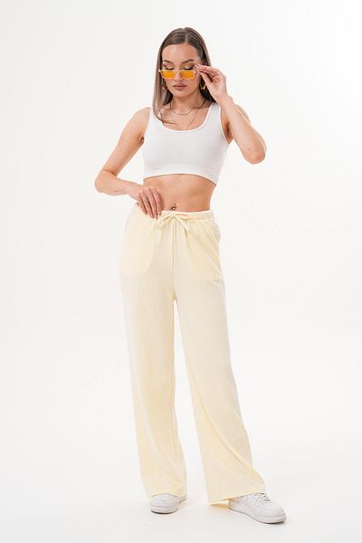 ŞİMAL Women's Stripe Patterned Trousers 250602 -