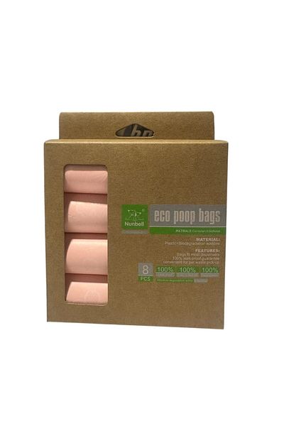 Nunbell 8 Rolls of Dog Poop Bags