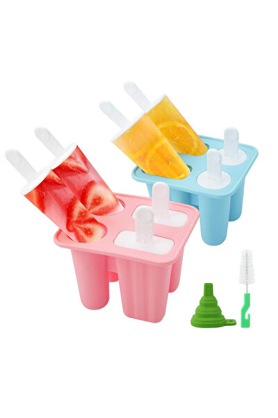 Philorn Set 4 piese, 2 matrite pentru inghetata palnie si perie Philorn, 10 x...