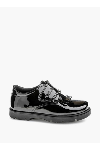 Pablosky Girls' School Shoes with Hook and Loop Closure - 360419