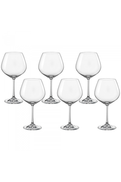 Bohemia Cristal Pahar BOHEMIA CRISTAL VIOLA pentru vin rosu set 6 buc 570ml