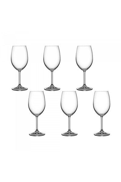 Bohemia Cristal Pahare pentru vin BOHEMIA CRISTAL ЛАРА set 6 buc 450ml