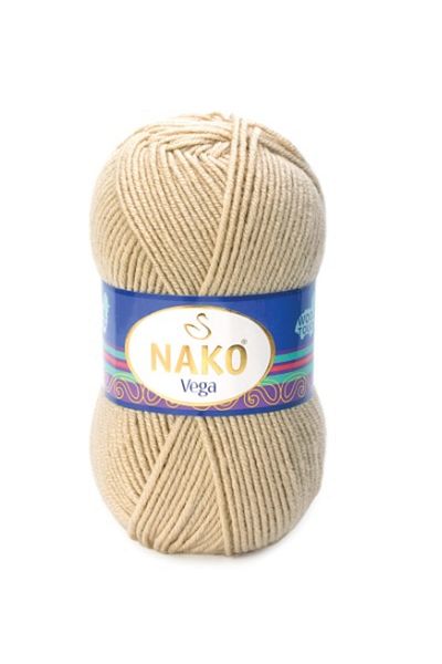 NAKO 5 Pieces Vega Hand Knitting Yarn 5374 Wheat