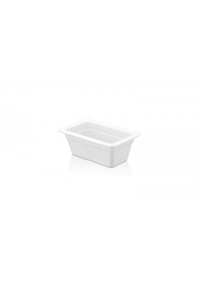 Culinaro Tava gastronorm din melamina GN 1/4 265x162xh100mm, 2,8lt,alba