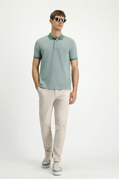 Kiğılı Polo Neck Regular Fit Pocket Cotton T-Shirt