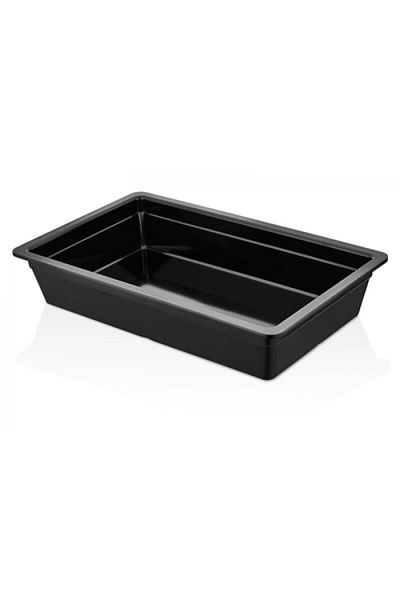 Culinaro Melamine gastronorm tray GN 1/1 530x325xh100mm, 11lt, black