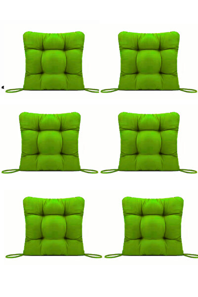 MoMMe Pernă pentru scaun 45x45 cm 6 bucăți culoare verde