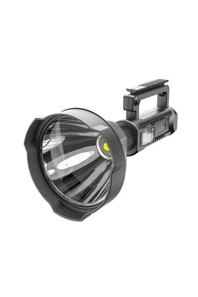 divendi-ro Projector - flashlight 2000W, with battery, USB or car adapter - Black