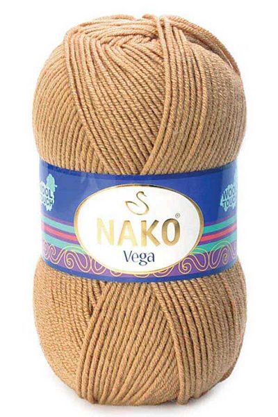 NAKO Vega Hand Knitting Yarn 4921 Caramel