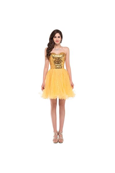 OEM Rochie Gold Glitter