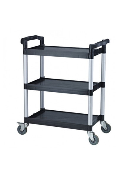 Raki Carucior servire,debarasare multifunctional 3 polite hegru mic 84,5x43x95cm