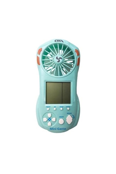 Marsel oyuncak وحدة تحكم ألعاب محمولة 2 في 1 مع مروحة ألعاب وشاشة عرض مع مروحة