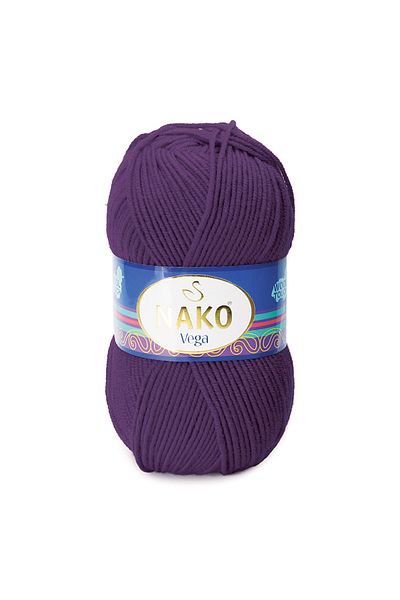 NAKO 5 Κομμάτια Vega Hand Knitting Twine 10679 Σταφύλι